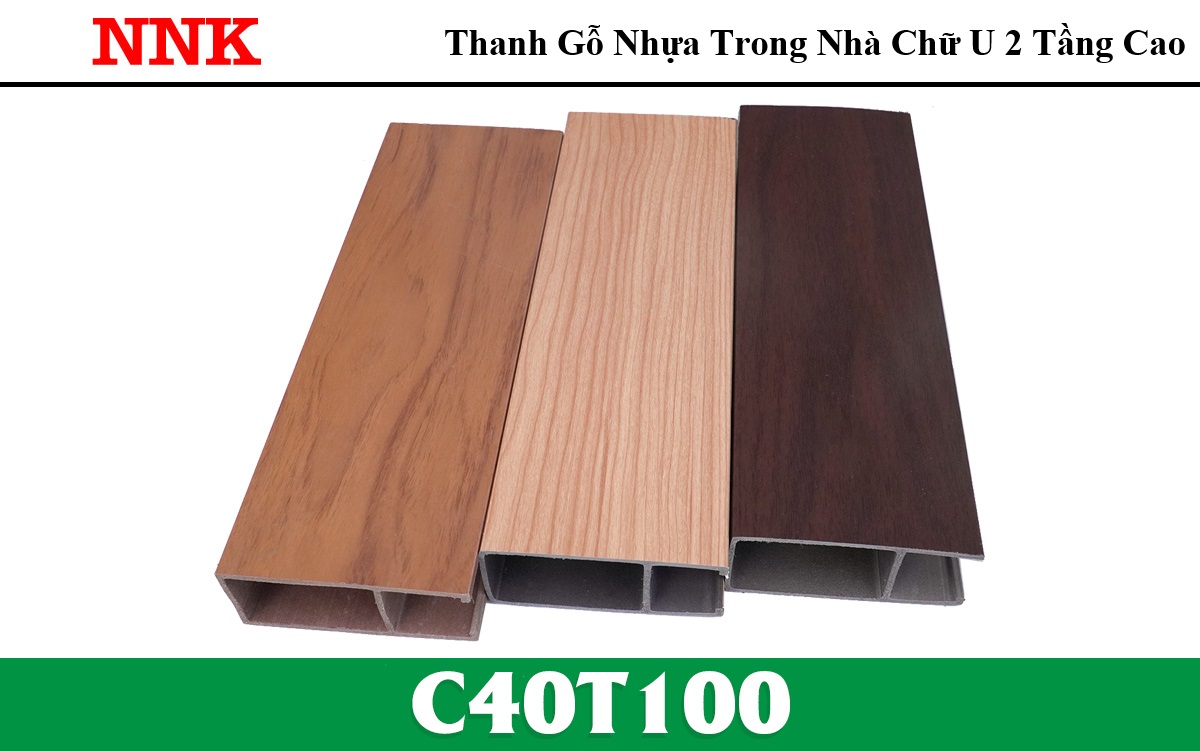 THANH LAM GỖ NHỰA TRONG NHÀ CHỮ U CAO